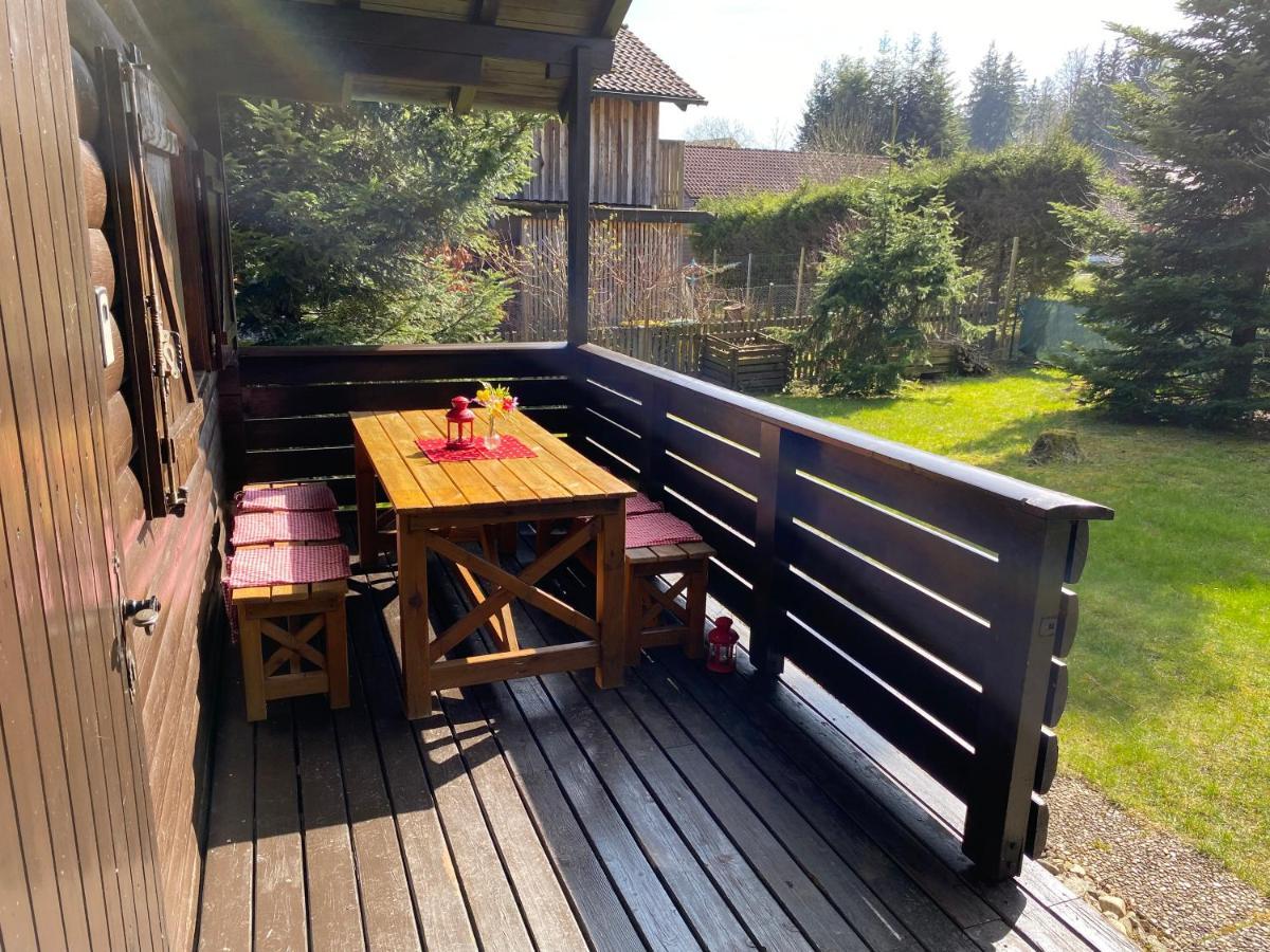Ferienhaus-Blockhuette Im Fichtelgebirge - Nagler See 2 Km Nagel Eksteriør bilde